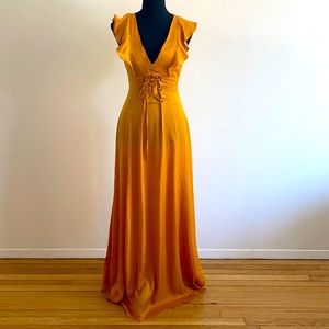 BCBG Maxaria. Size 0. Yellow